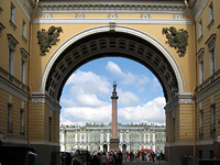Palace Square in St. Peterburg